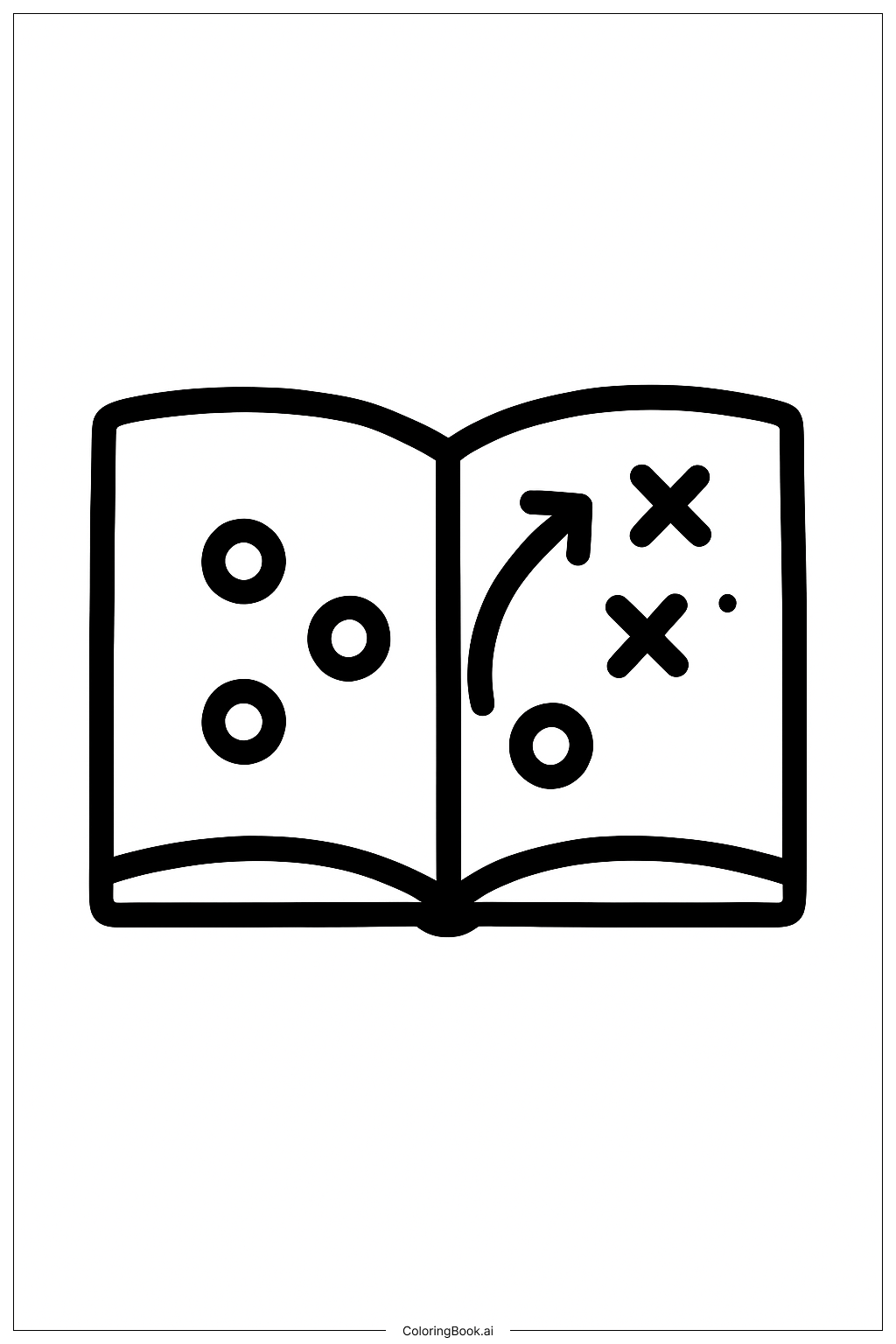  Página para colorear de Manual de fútbol 