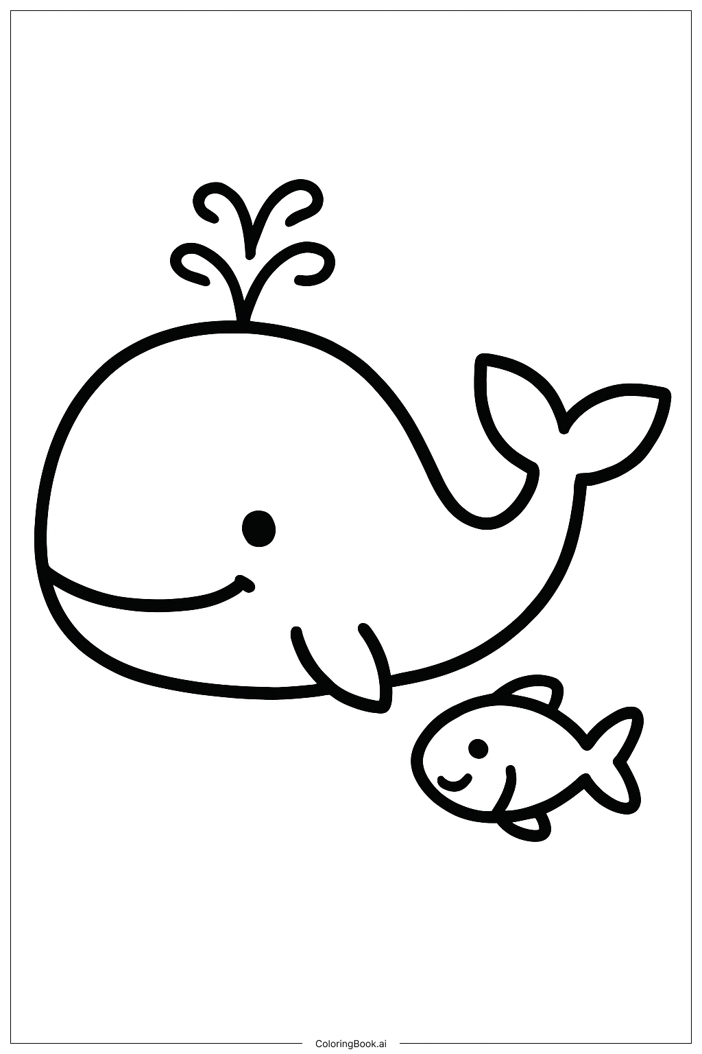 우정 고래와 물고기