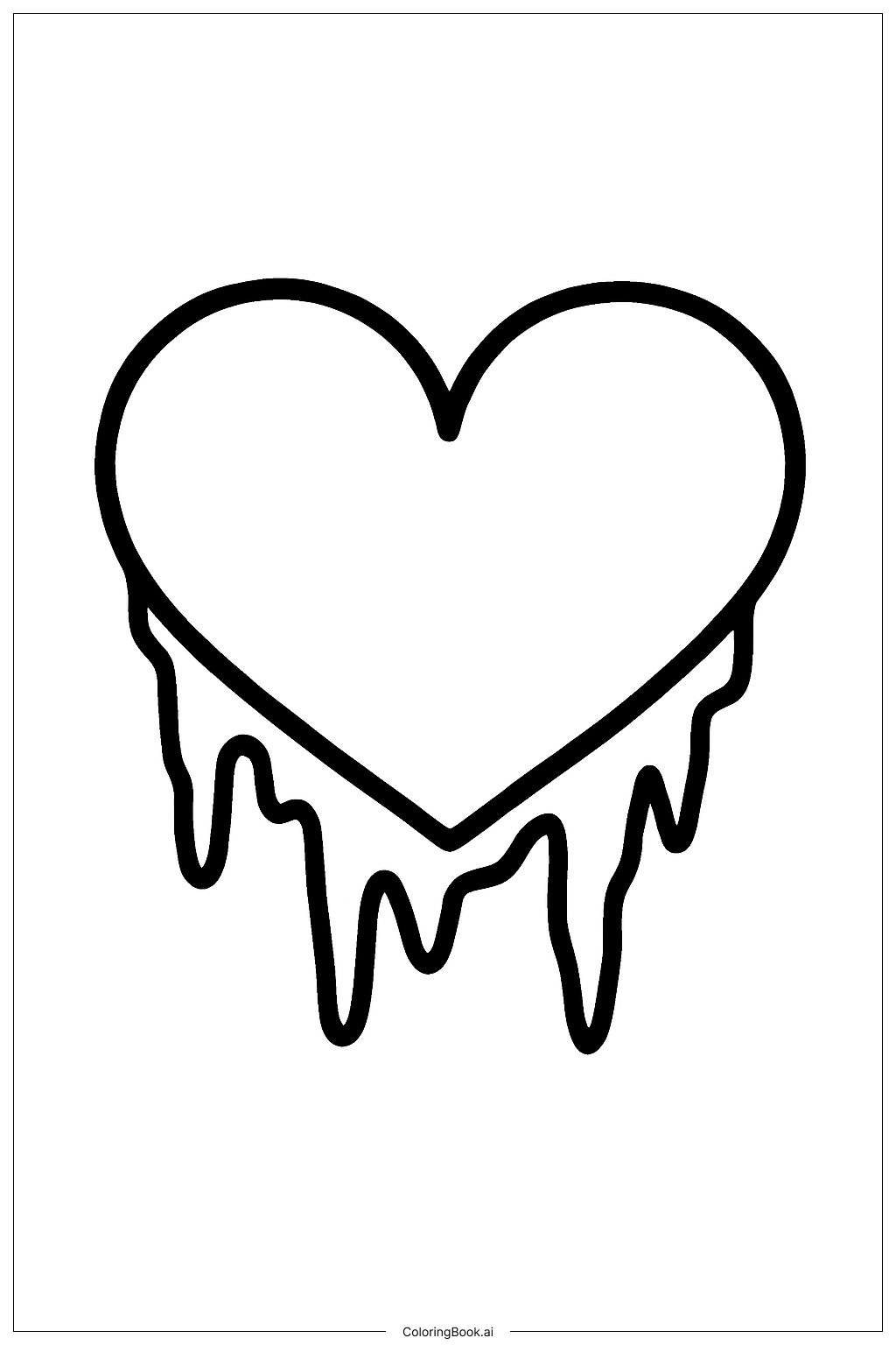 Trang tô màu Trái Tim Băng Giá