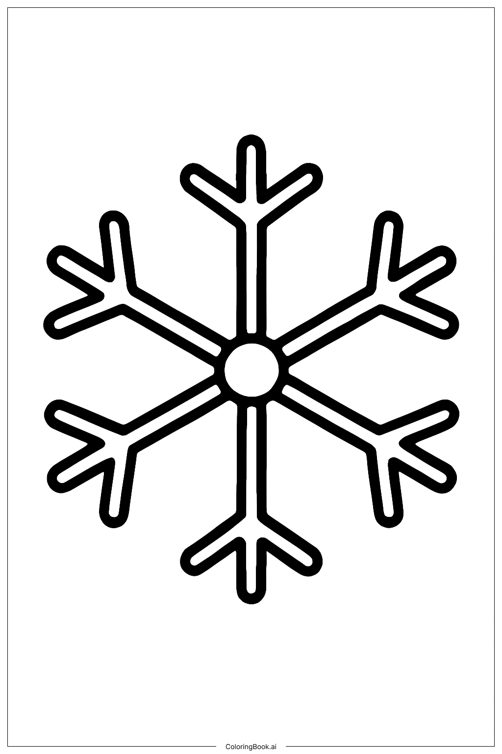 Trang tô màu Bông Tuyết Lớn Frozen