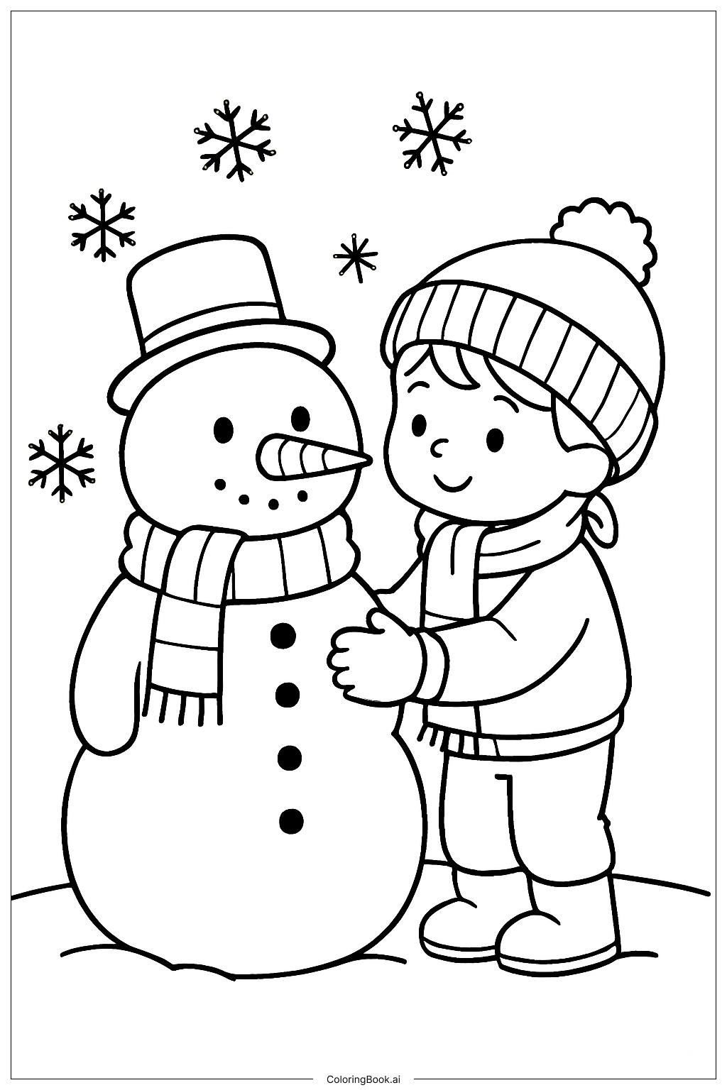 재미있는 눈사람 만들기