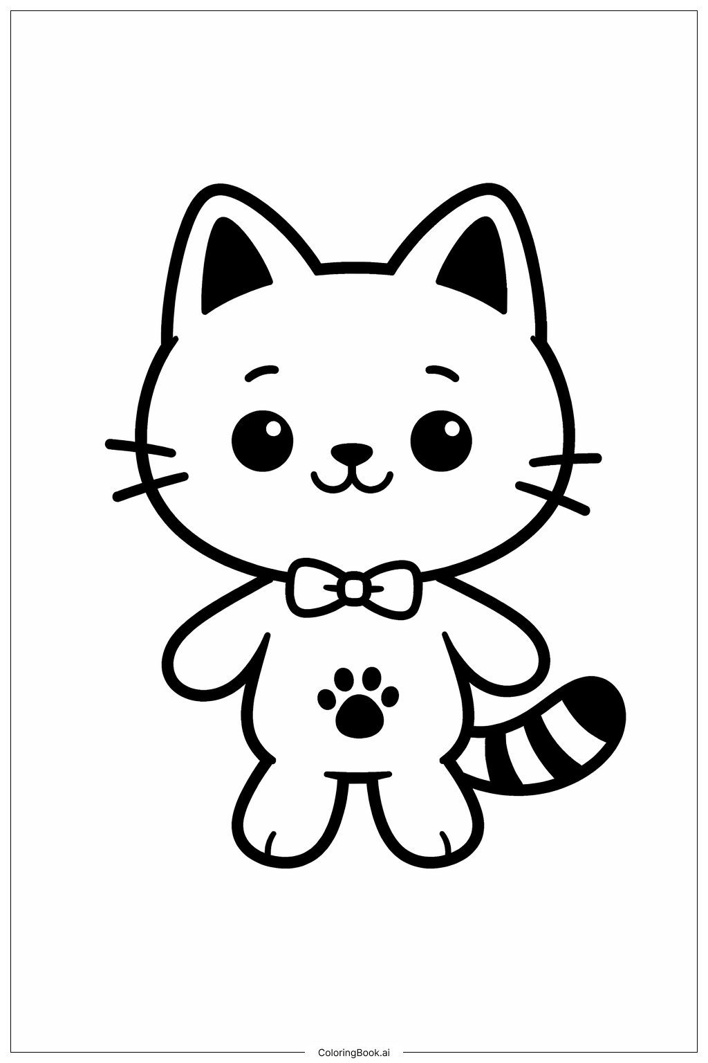  ギャビーのドールハウス キティフレンドの塗り絵ページ 