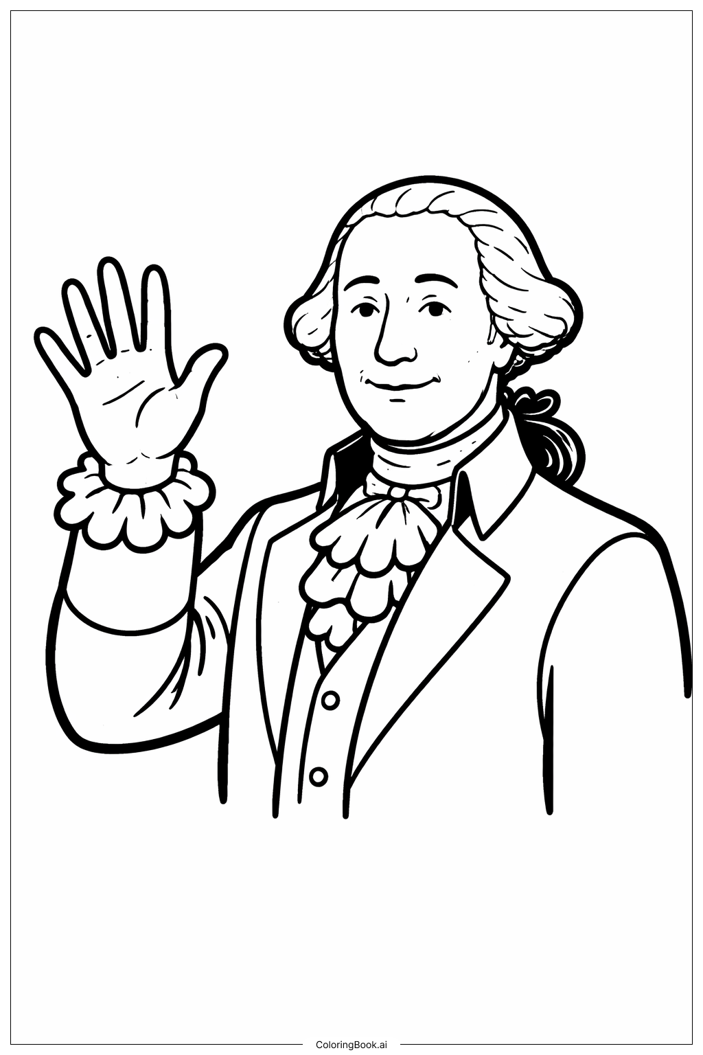 George Washington Vẫy Tay Thân Thiện