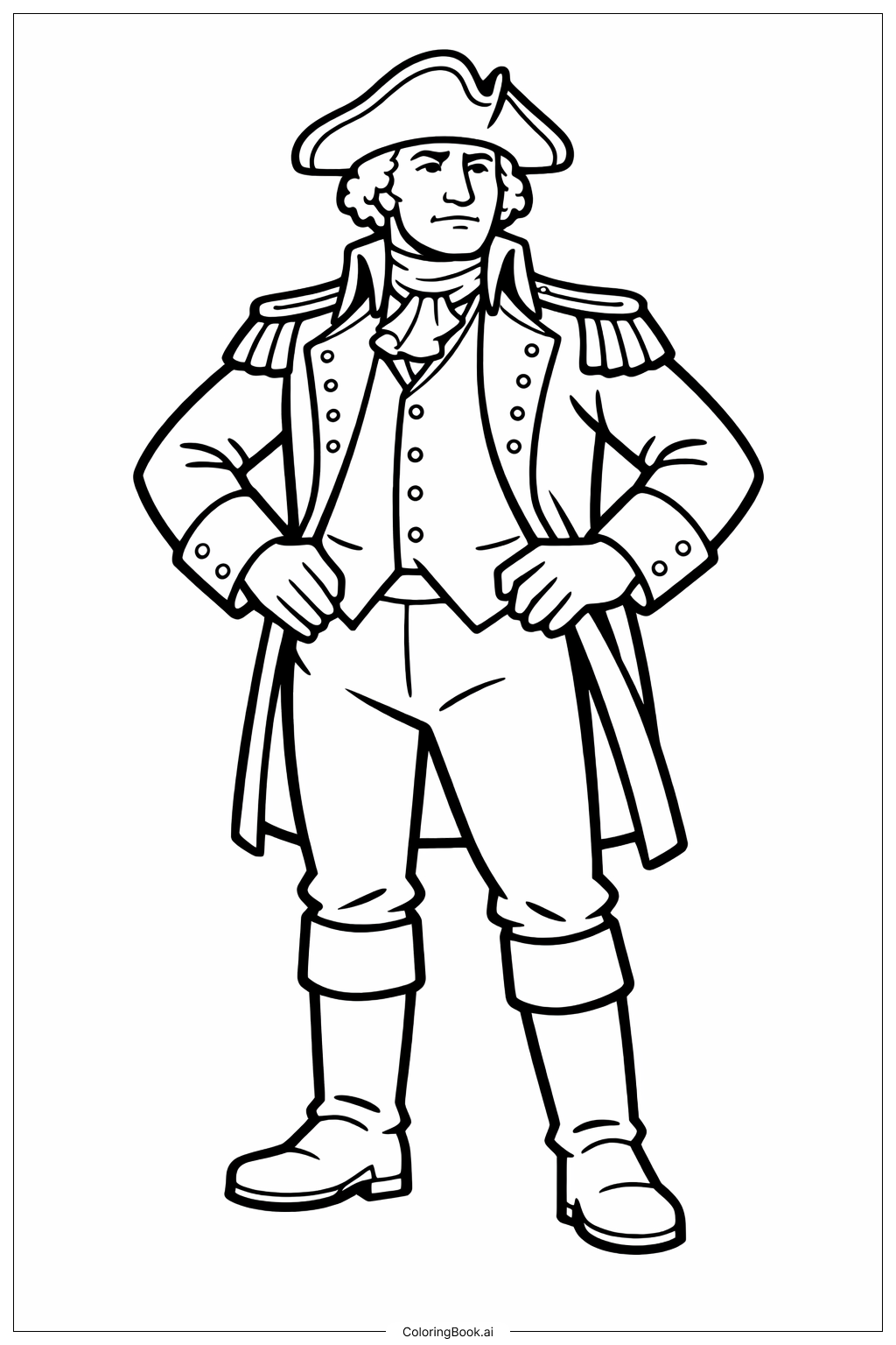 Tư thế đứng của George Washington