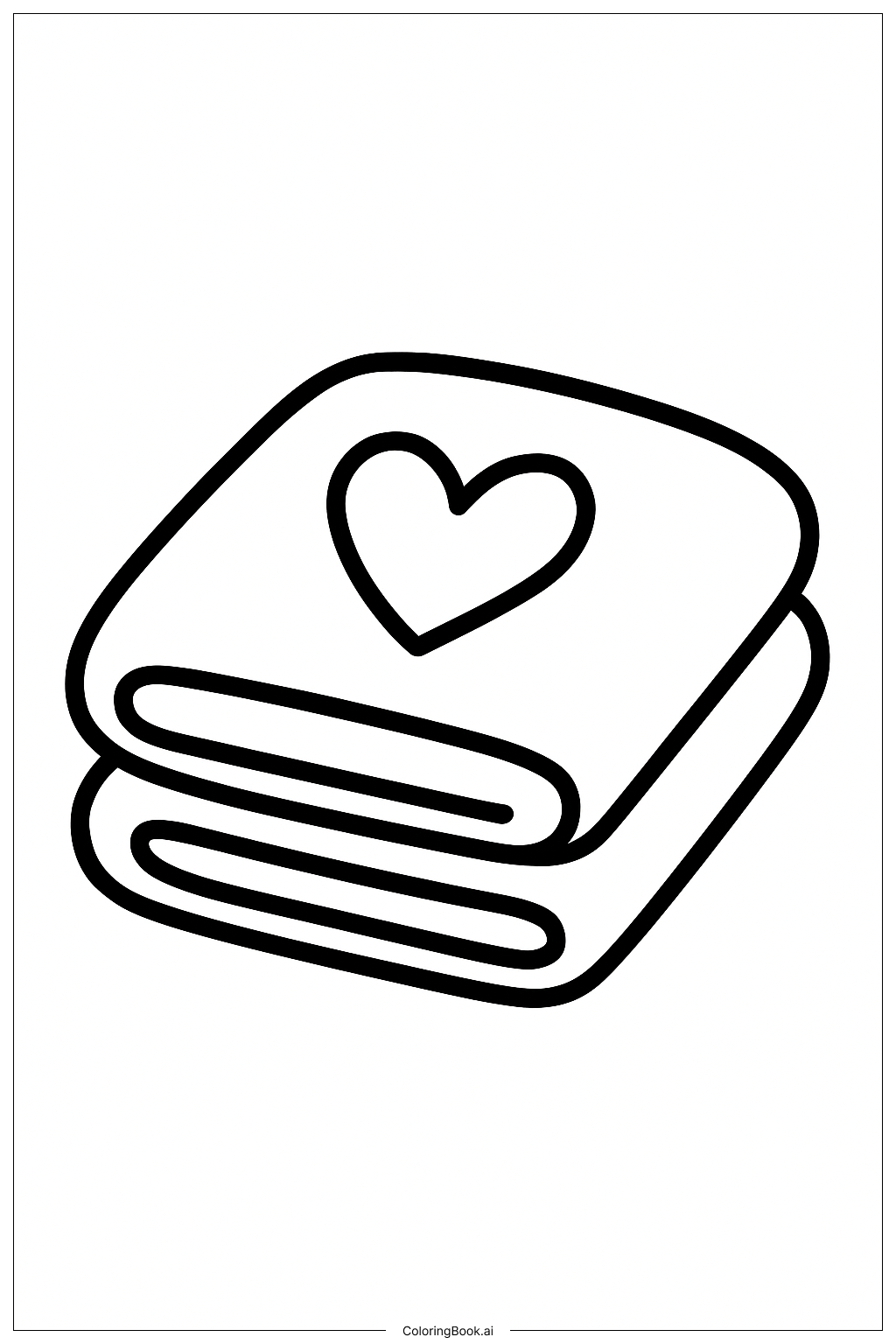  Get Well Soon Cozy Blanket Heart Coloring Page 