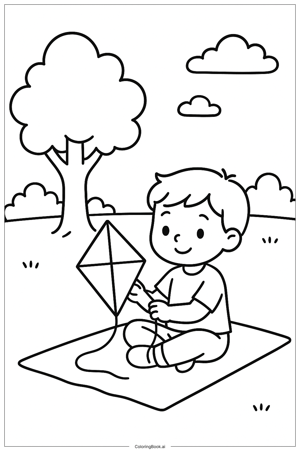 곧 회복하길 연 밖에서 색칠공부 페이지