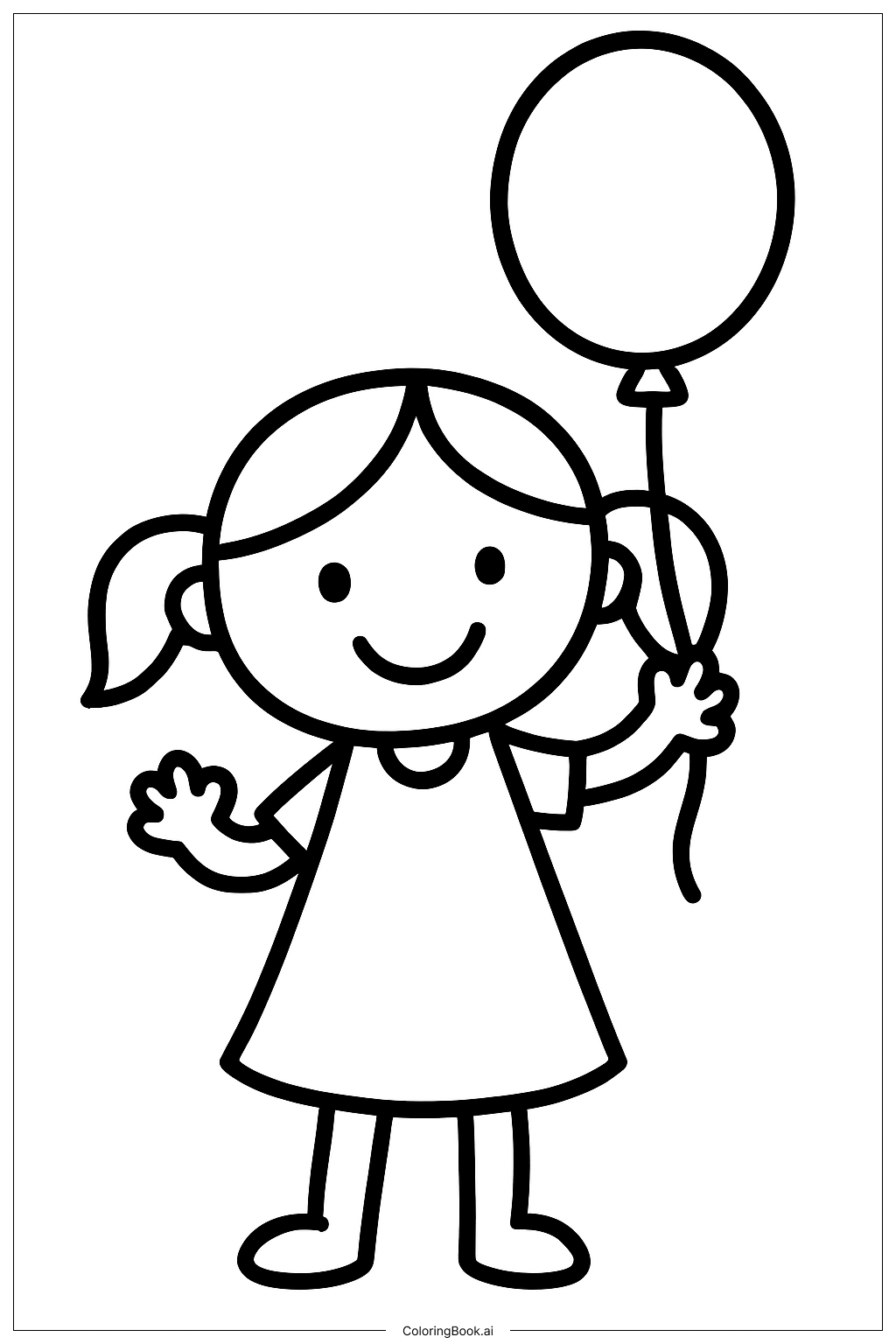 拿着气球的女孩