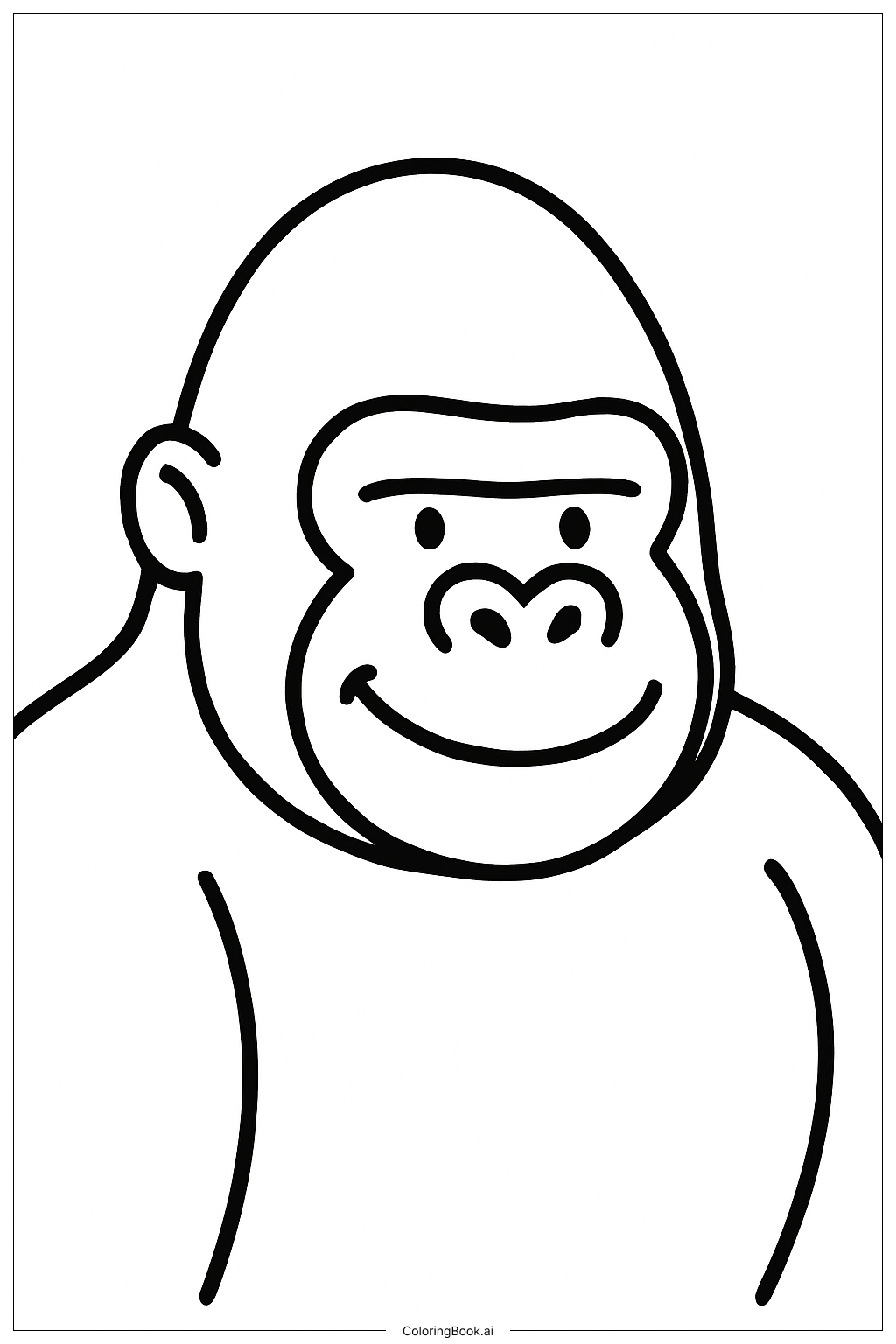 Gorilla Với Nụ Cười Đơn Giản