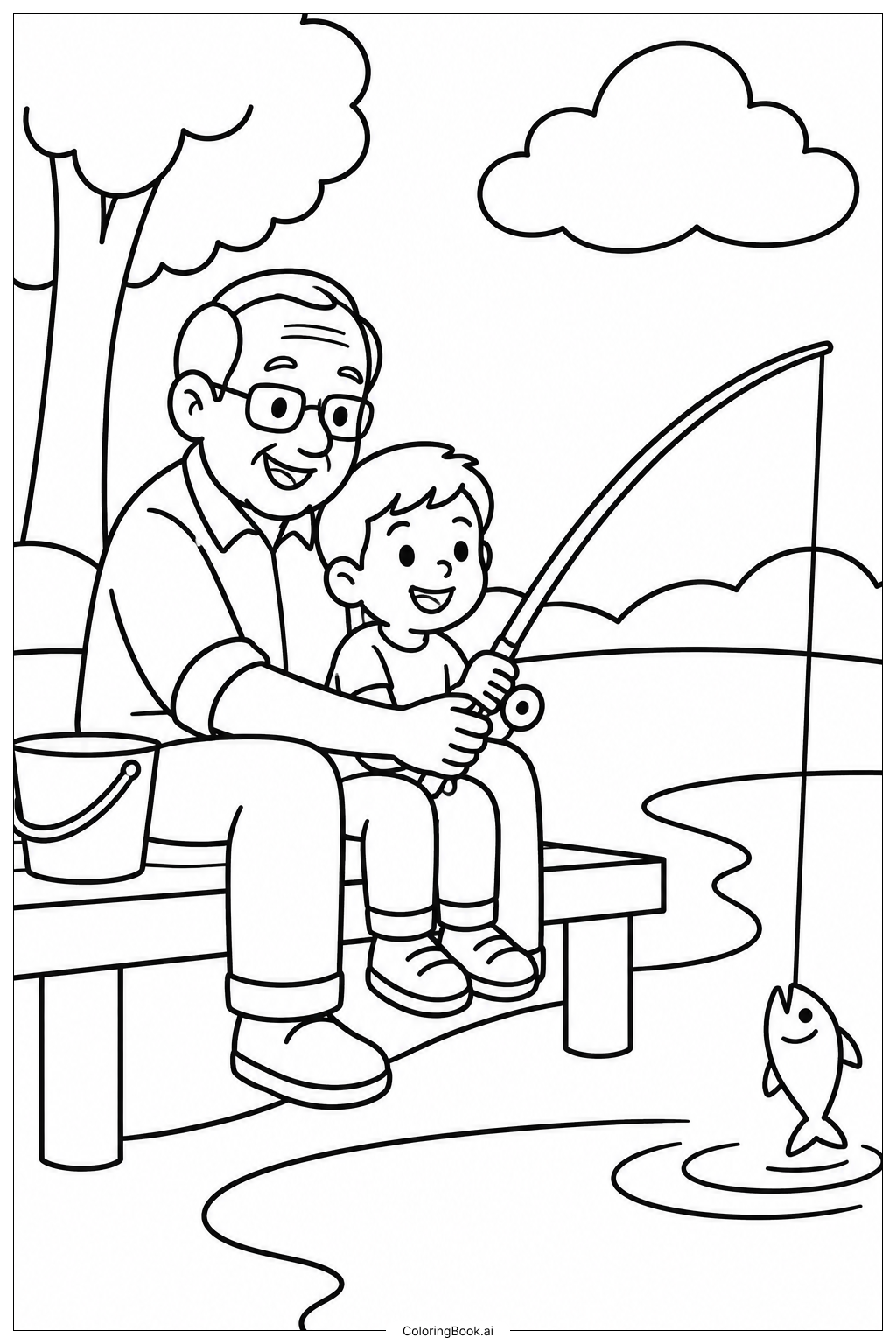 Sortie de pêche pour Grandparents Day