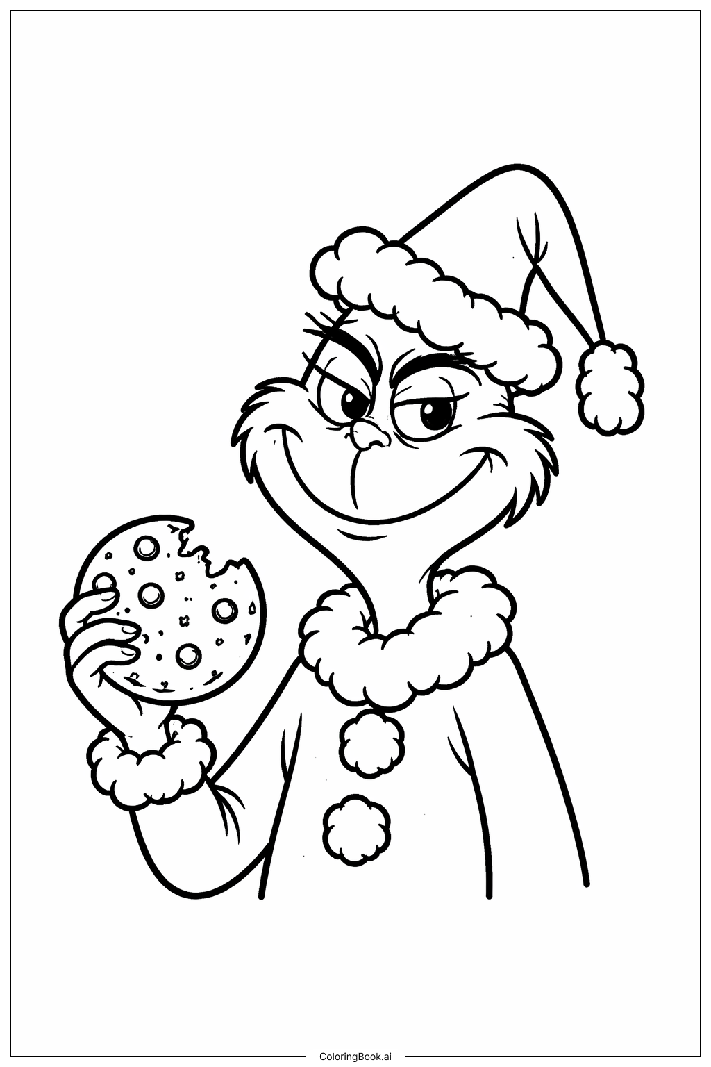  Trang tô màu Giáng Sinh Grinch 