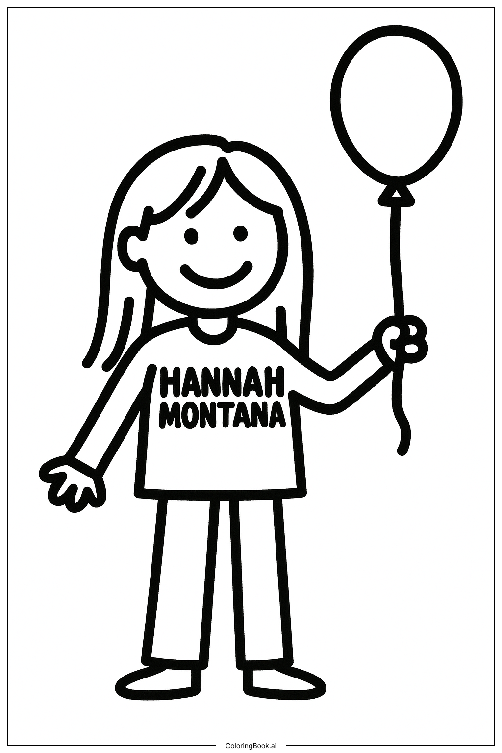 풍선을 든 한나 몬타나