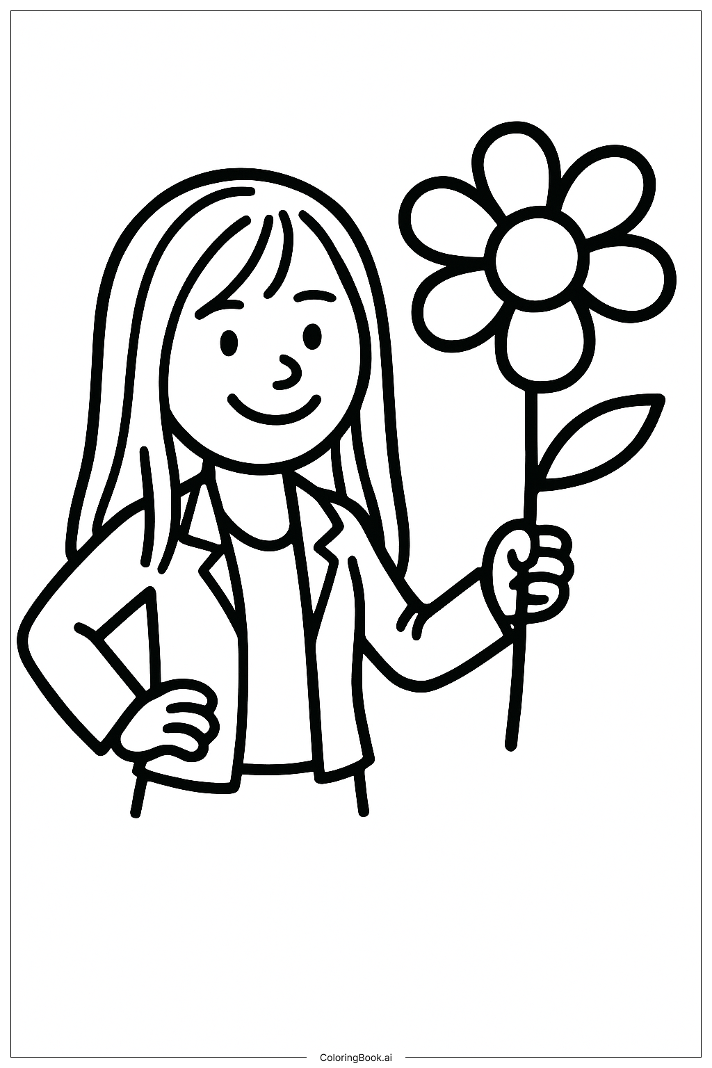 Hannah Montana Cầm Một Bông Hoa