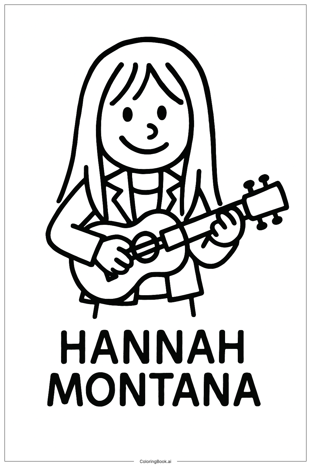 간단한 기타와 함께하는 한나 몬타나