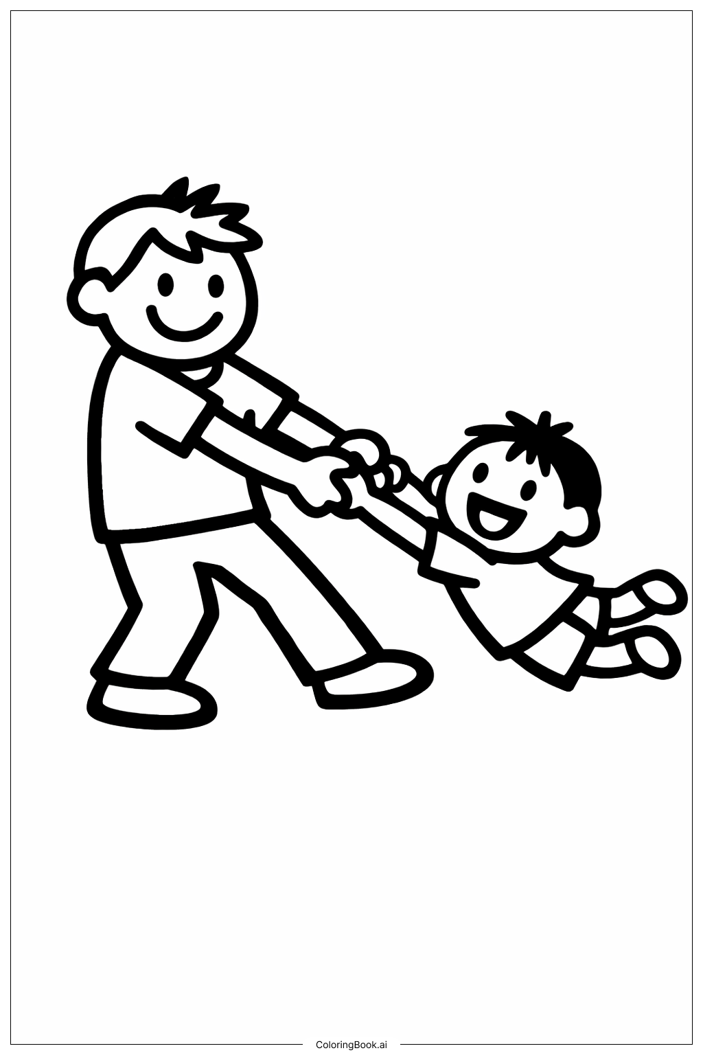 爸爸和小孩玩耍的生日快樂