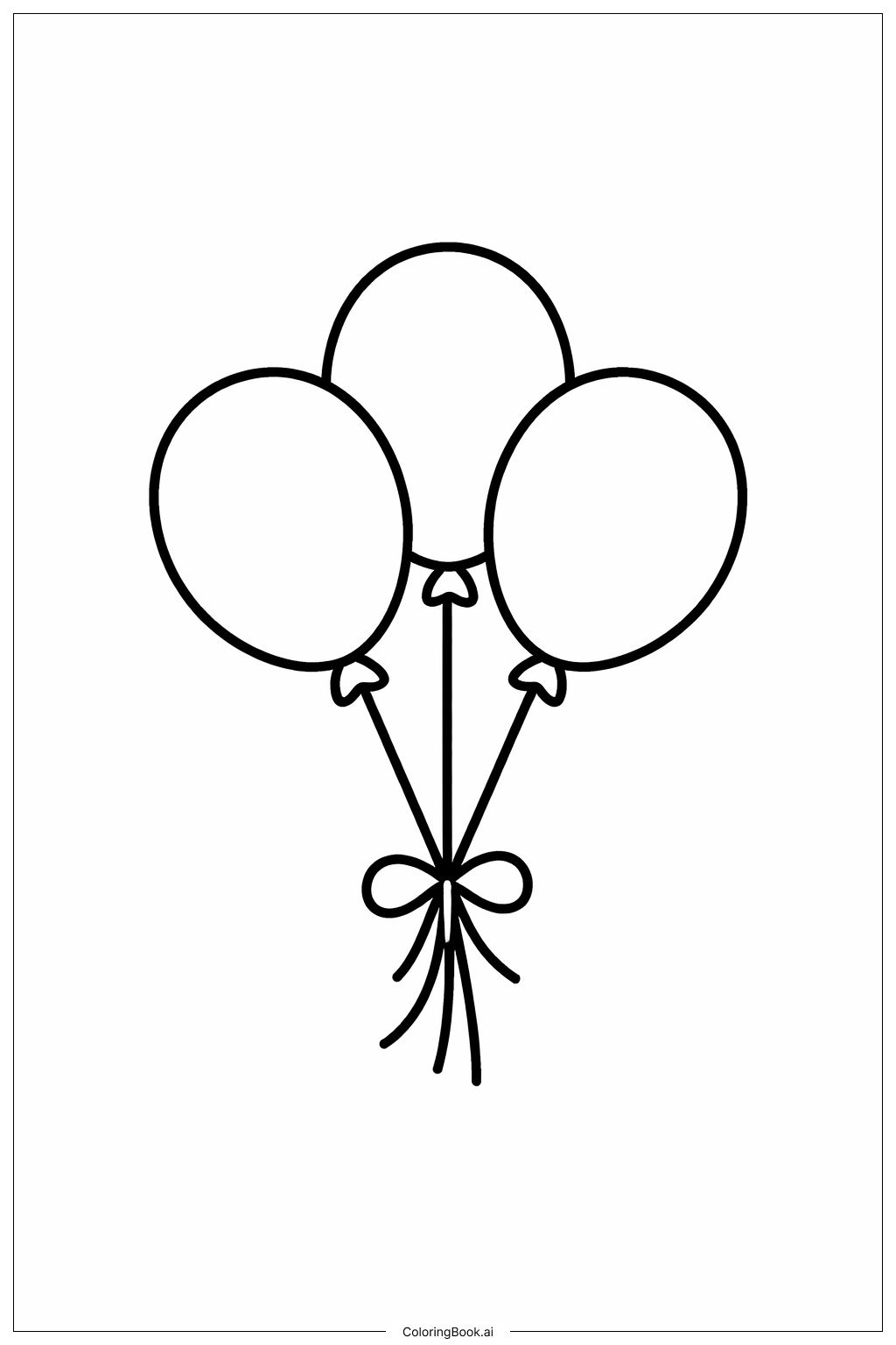 生日快乐,苏斯博士气球花束填色页