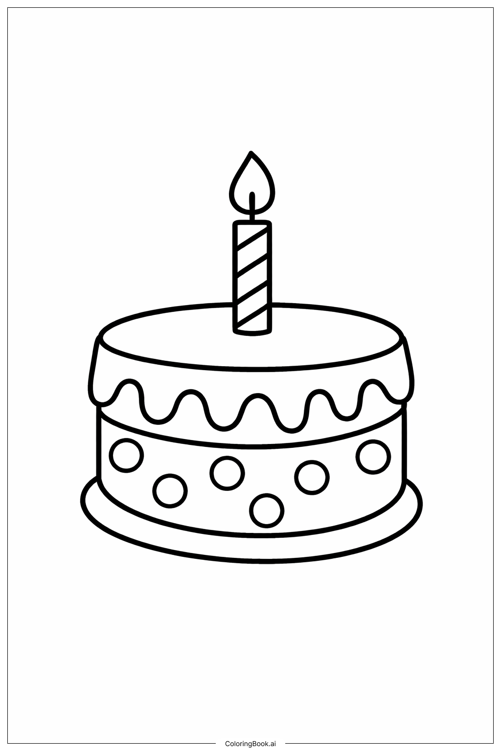  Trang tô màu Bánh Sinh Nhật Dr Seuss Vui Vẻ 