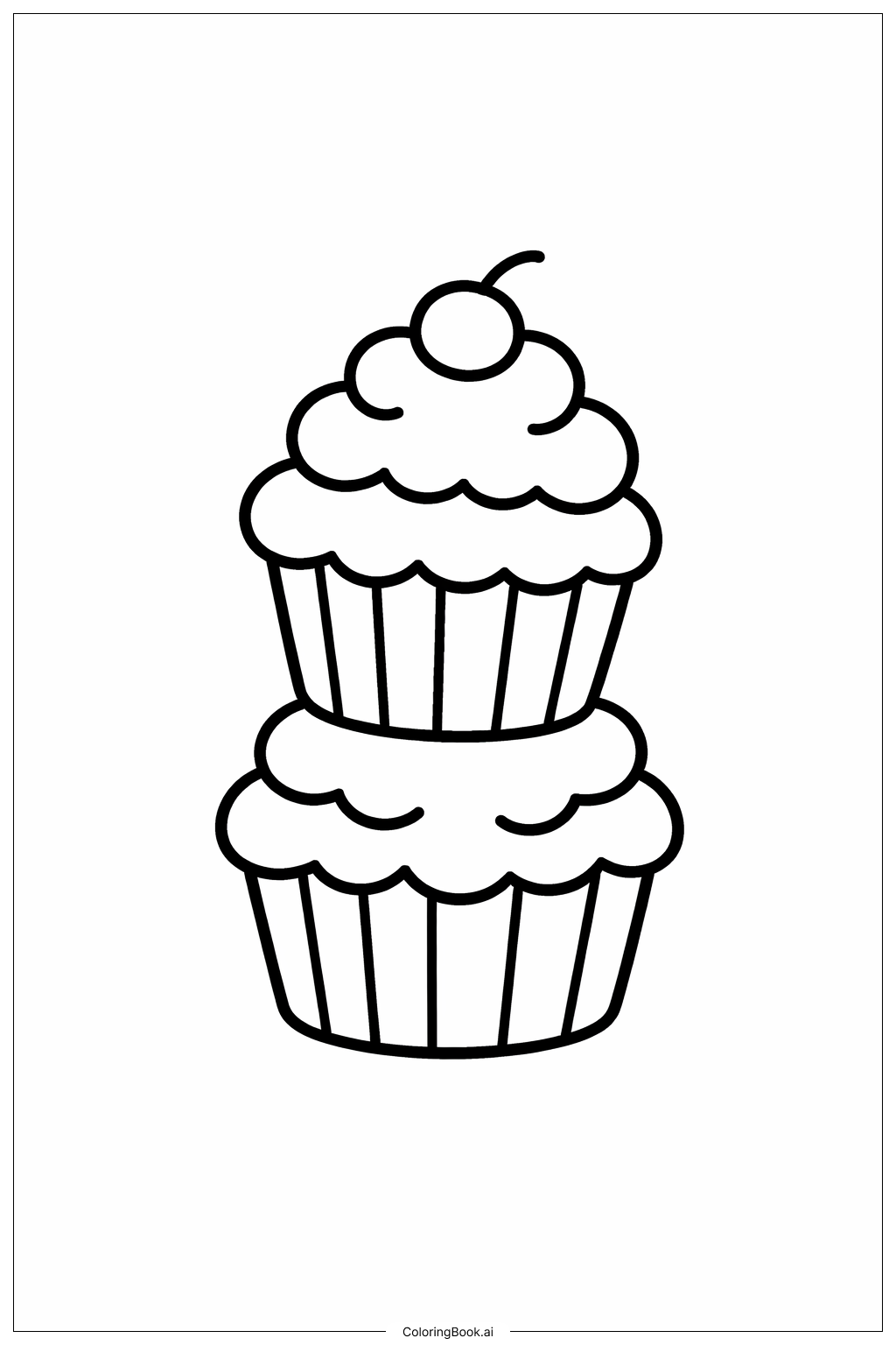  Trang tô màu Bánh Cupcake Chúc Mừng Sinh Nhật Dr Seuss 