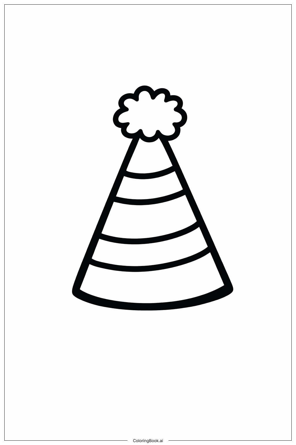  Trang tô màu Mũ Tiệc Sinh Nhật Vui Nhộn Dr Seuss 