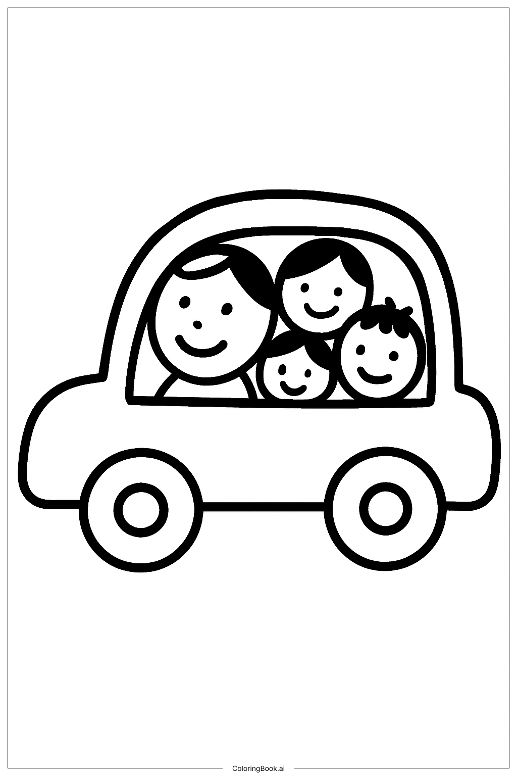  Car Coloring Page 