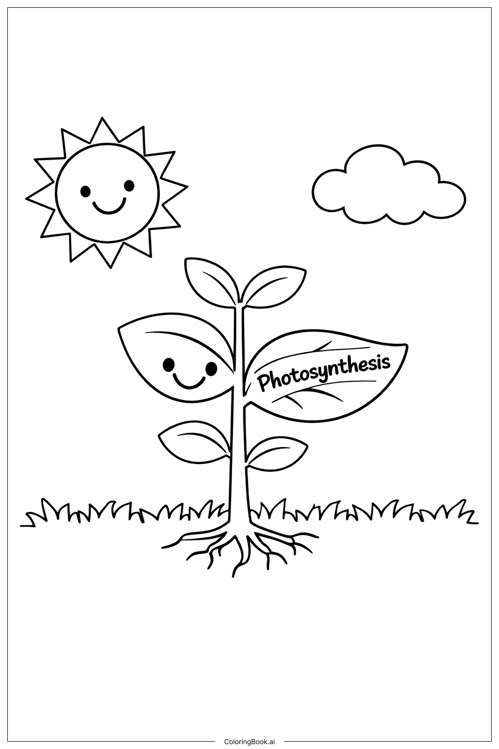 Fotossíntese da Folha Feliz