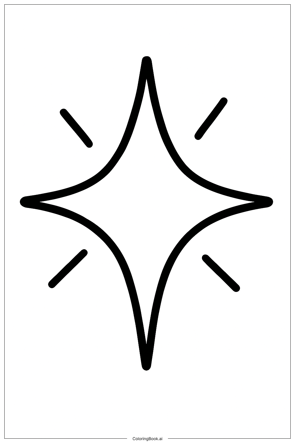 Happy New Year 2026 Sparkle Star