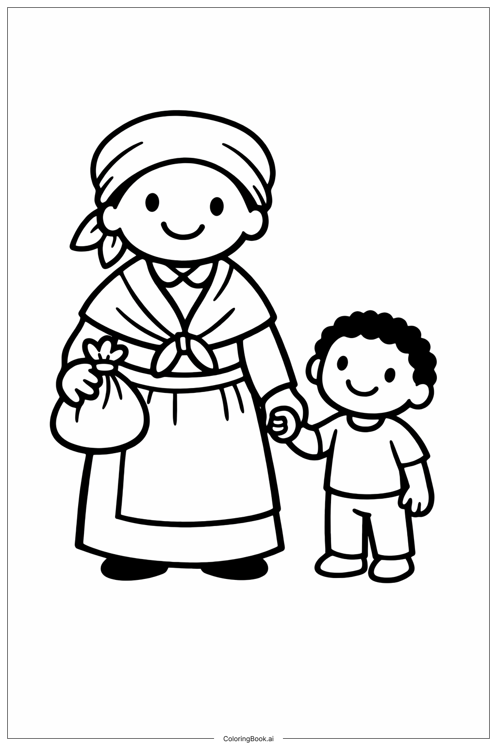  Trang tô màu Harriet Tubman Dẫn Trẻ Em 