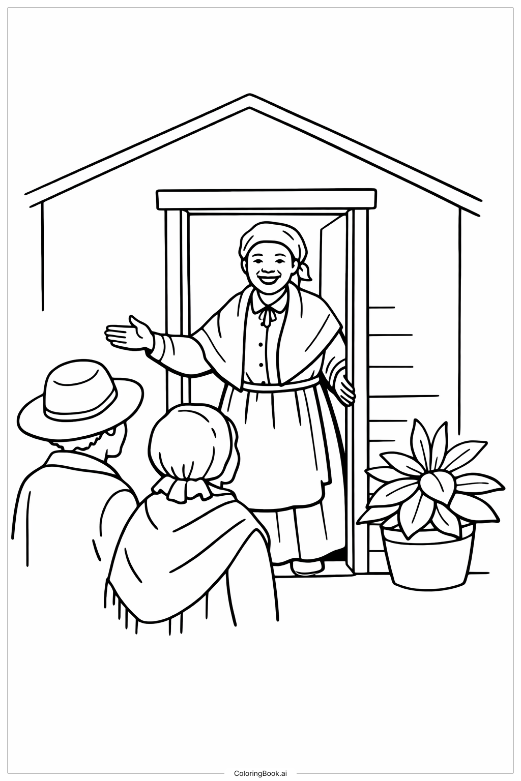 Harriet Tubman Welcoming Friends