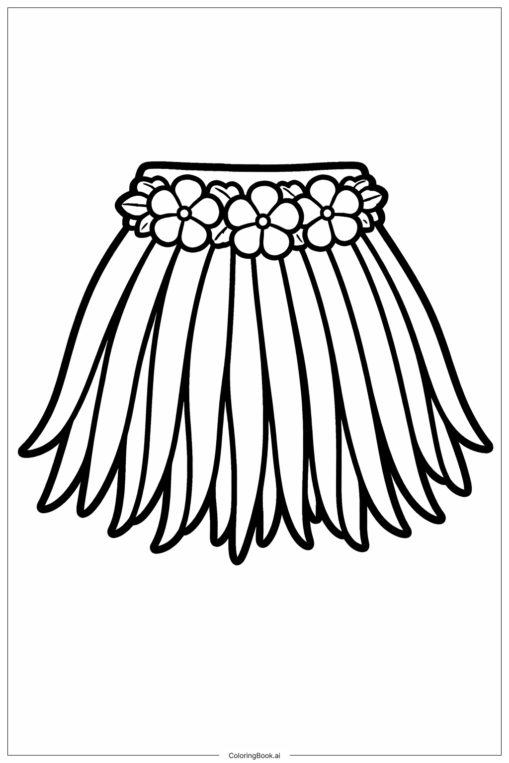  Trang tô màu Hawaii 