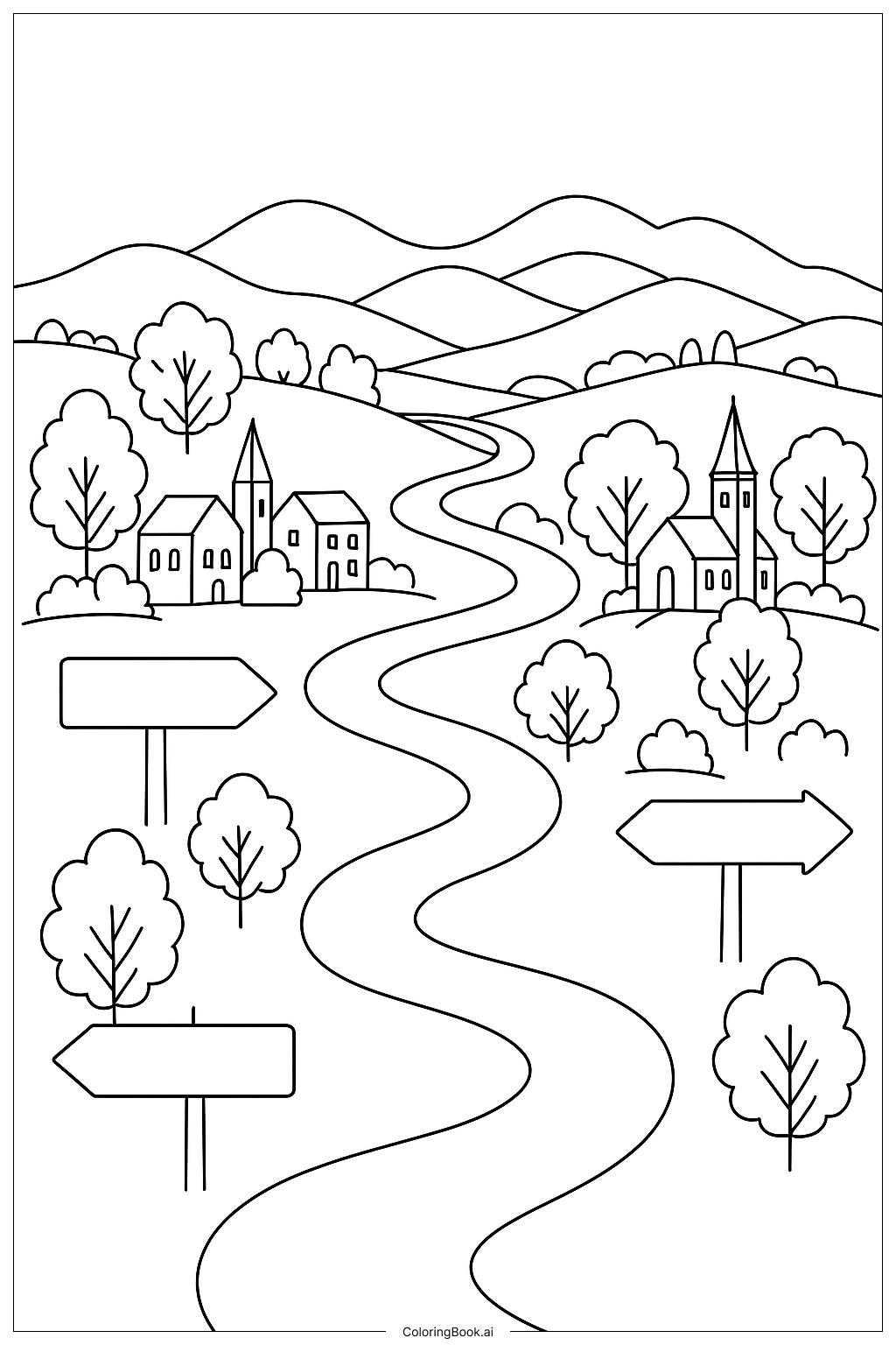 Página para colorear de Salud Mental