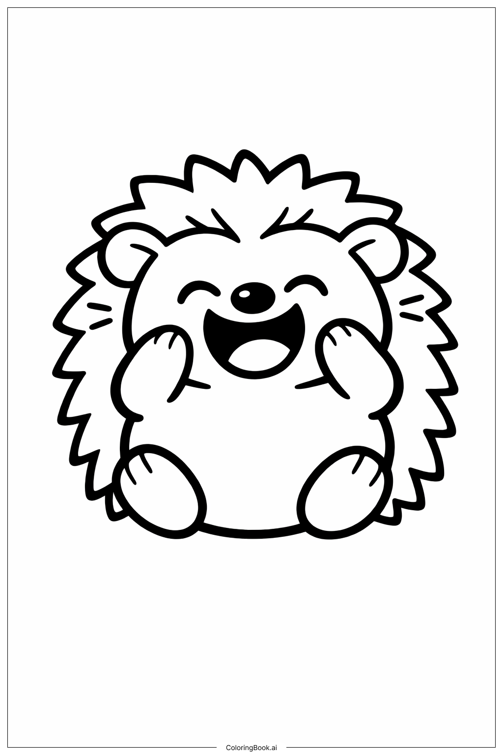  Hedgehog Coloring Page 