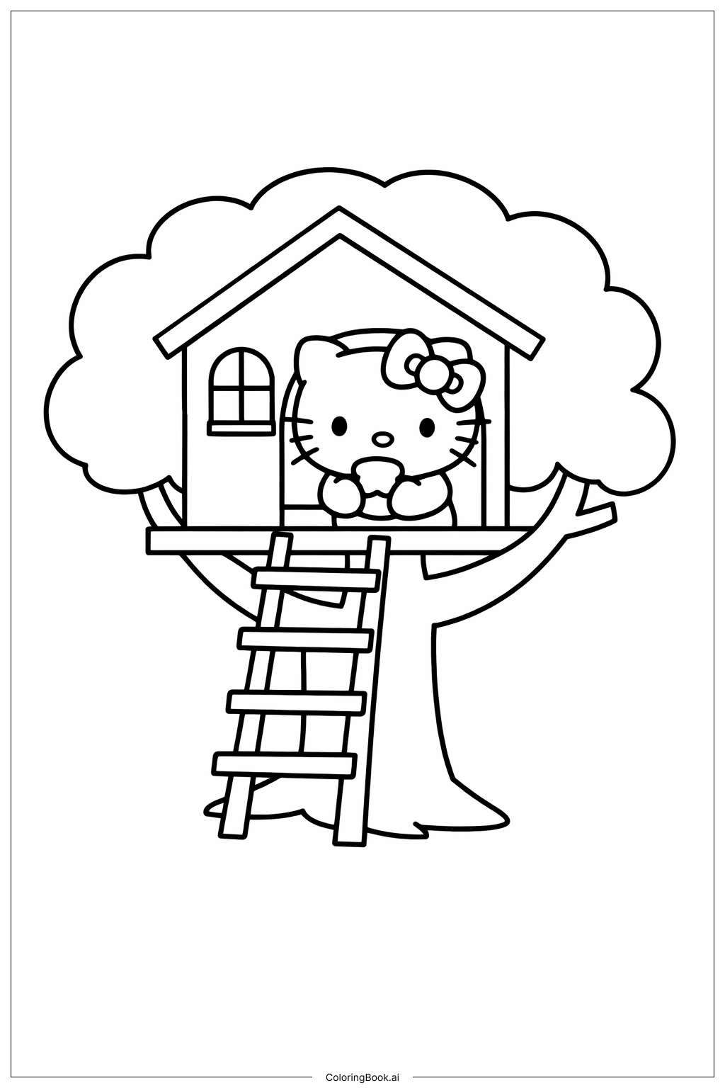 Hello Kitty 棉花糖樹屋