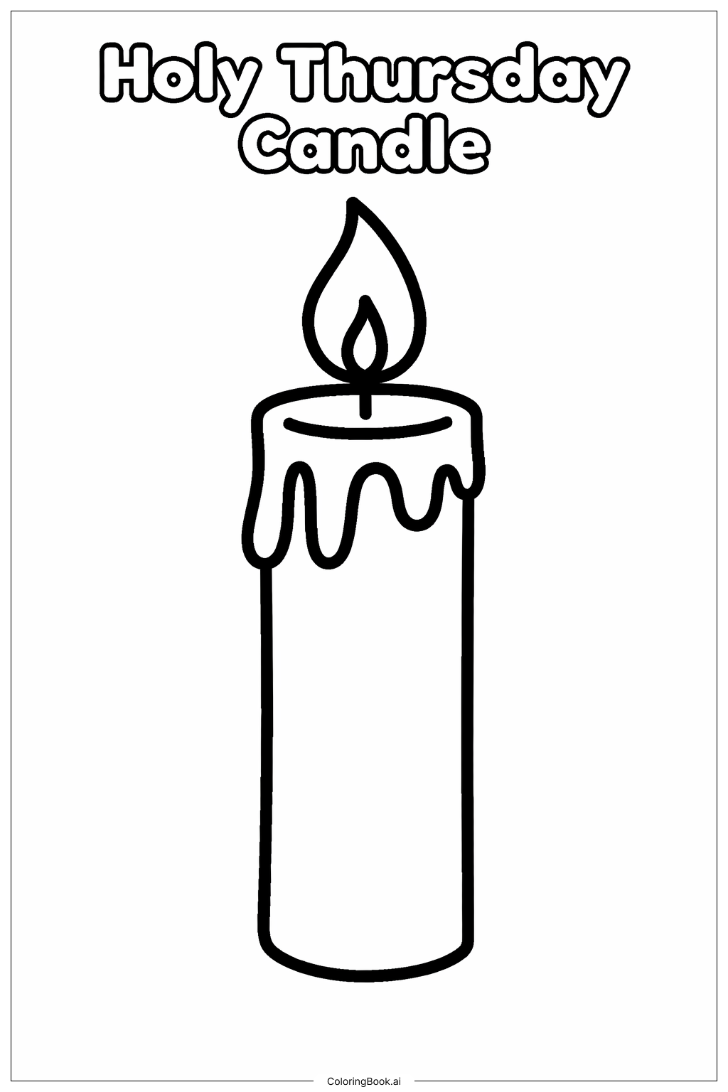 聖木曜日のろうそく