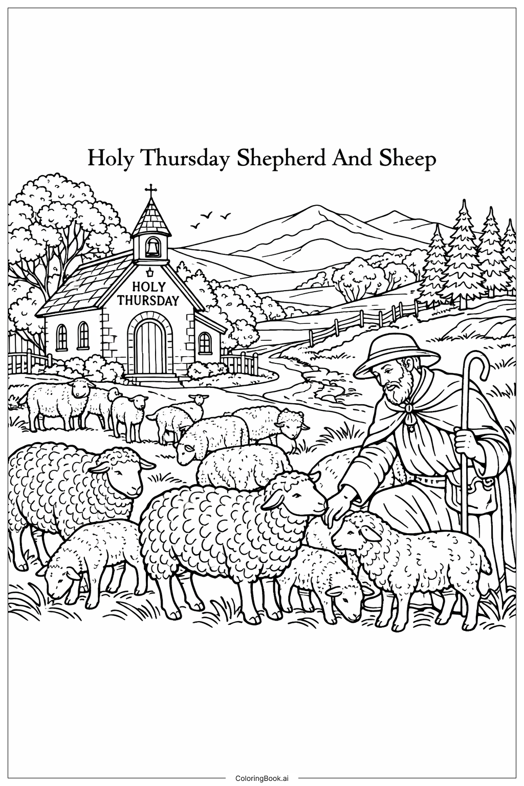 Jueves Santo Pastor y Ovejas