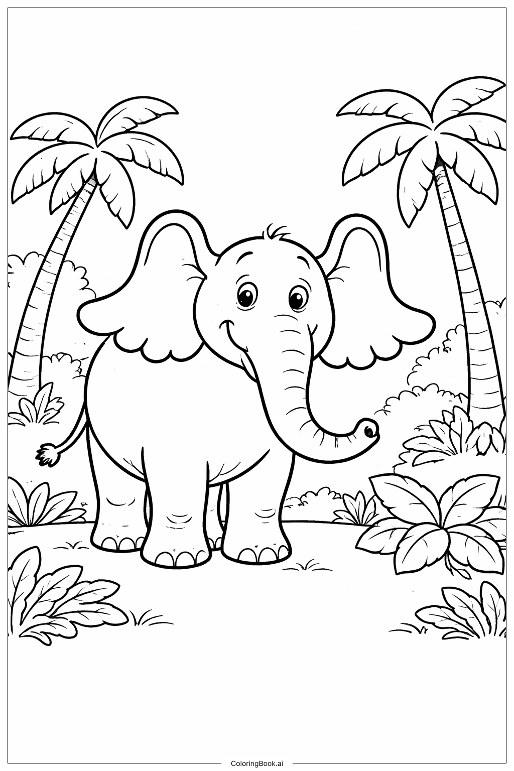  Page de coloriage Horton entend un qui dans la jungle 