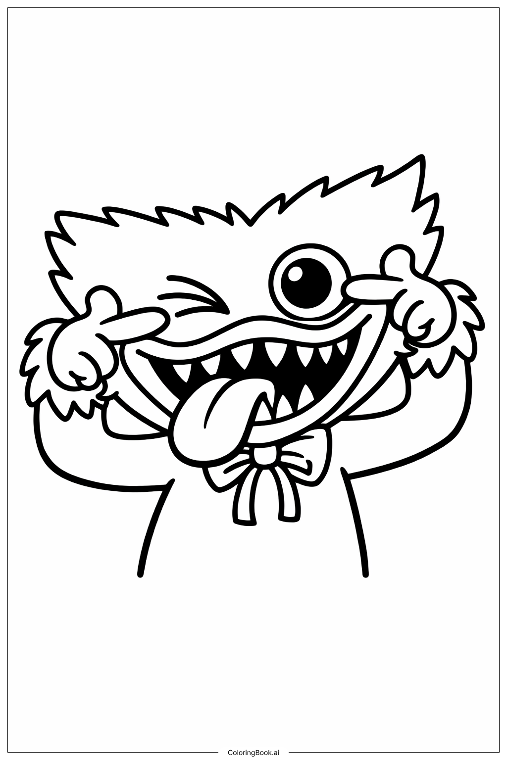 ハギーワギーの面白い顔