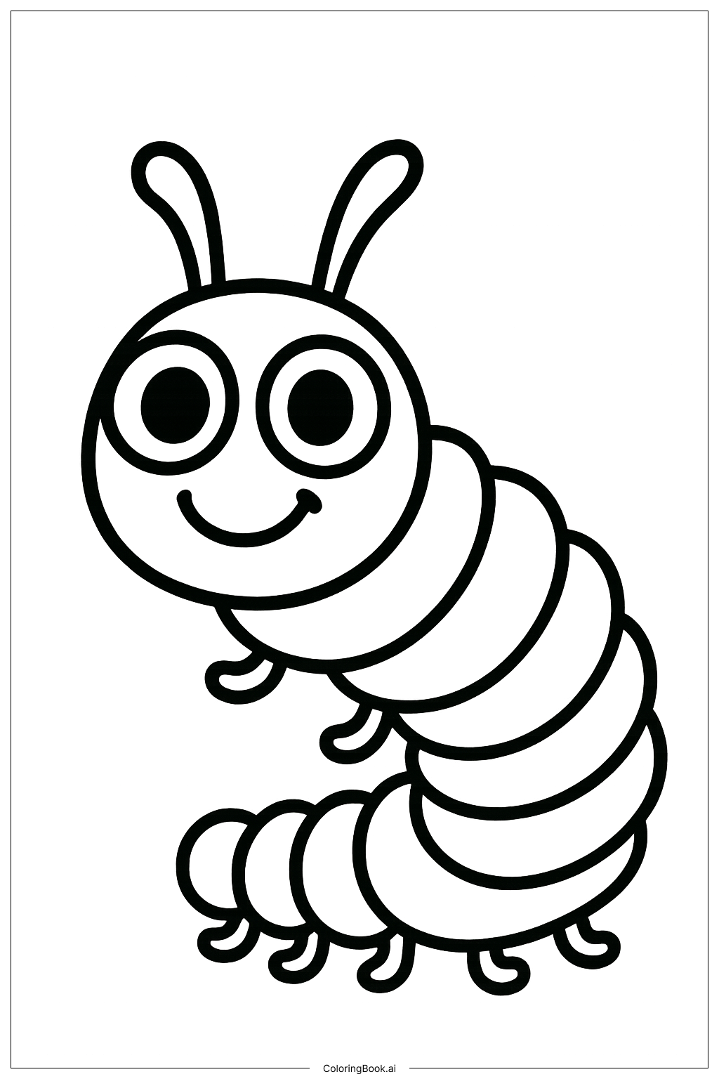 大眼睛餓毛毛蟲