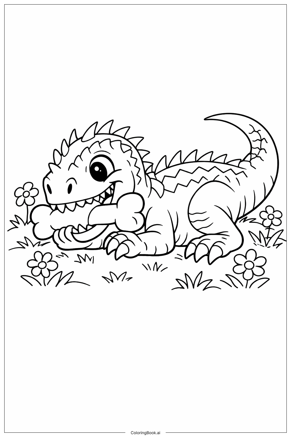  Indominus Rex Spielzeug zum Jagen Ausmalseite 