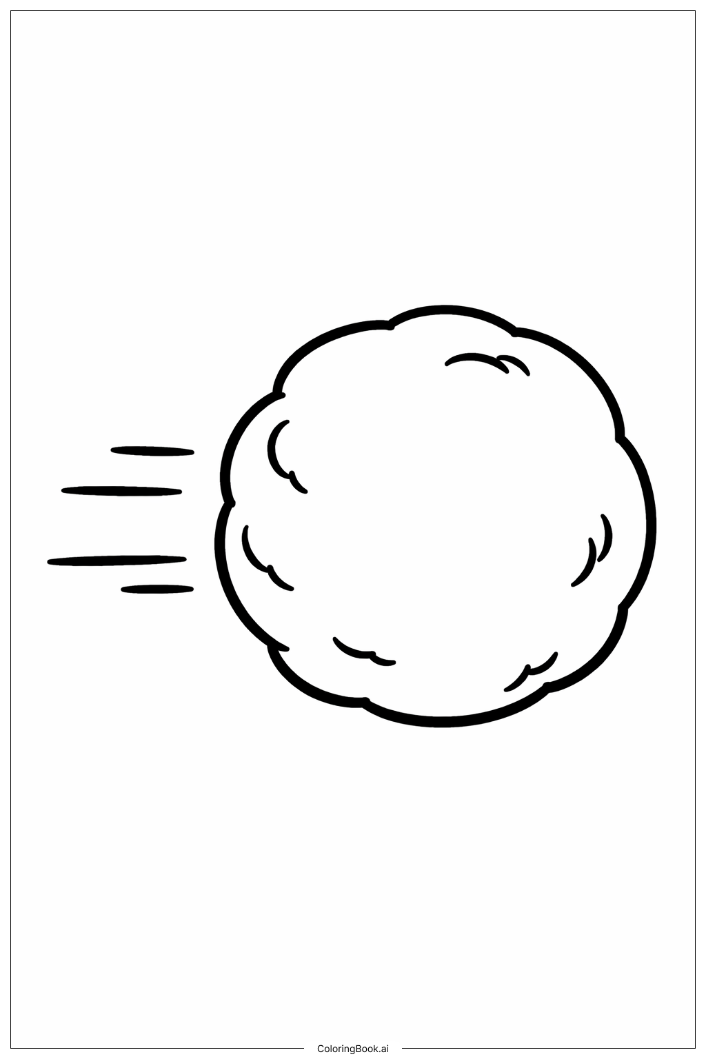  1月の雪玉の塗り絵ページ 