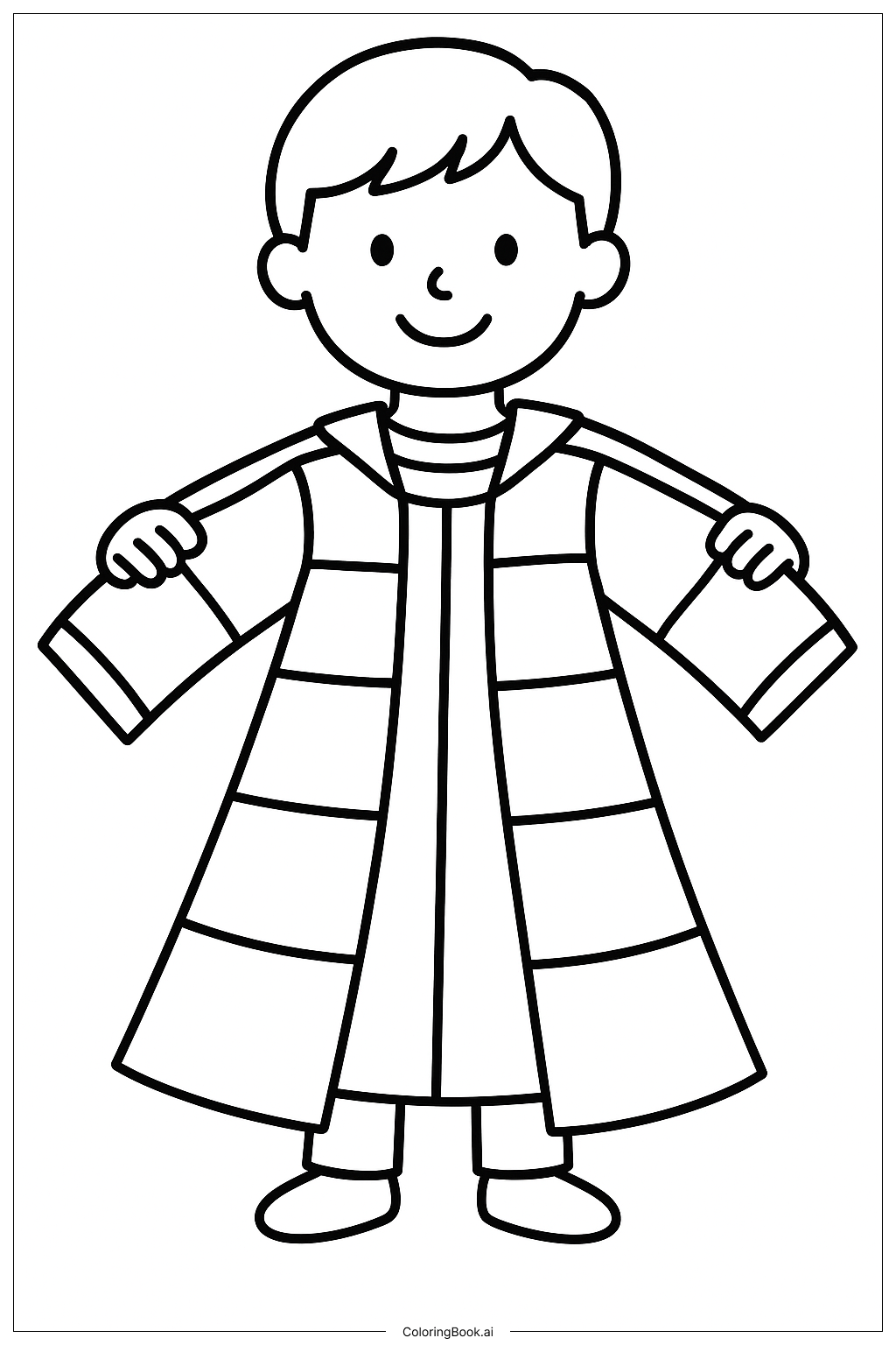  Joseph Coat Of Many Colors Big Patch Coloring Page 