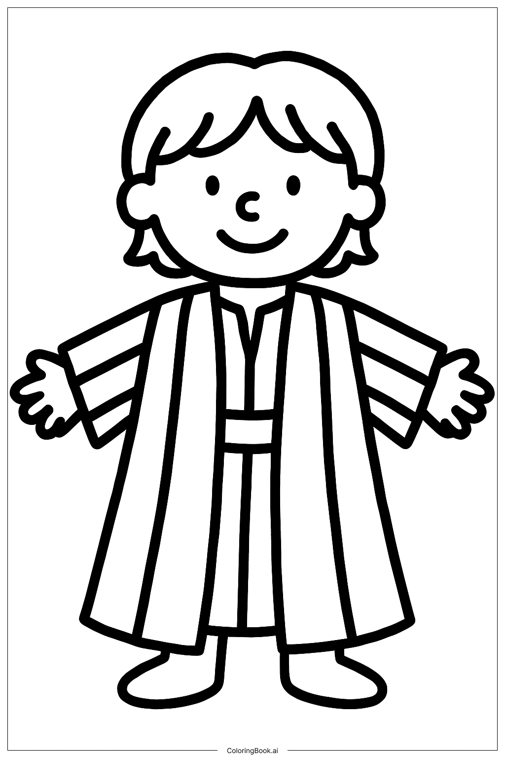 Joseph Coat Of Many Colors Child Closeup