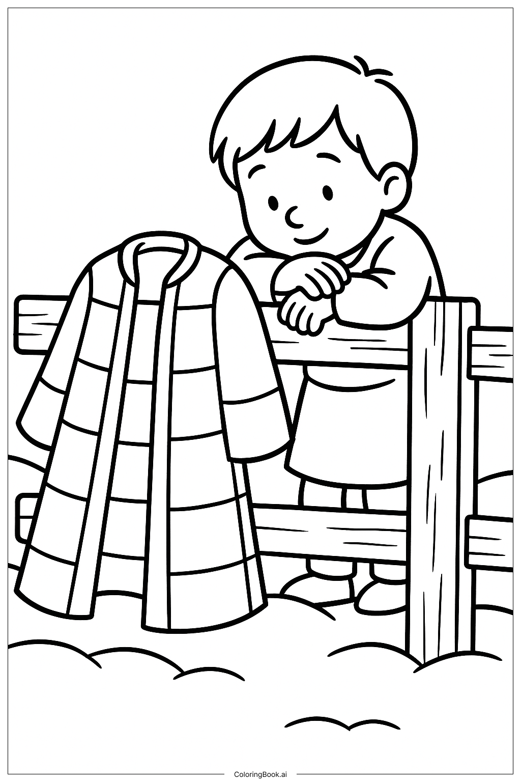  Joseph Coat Of Many Colors On Fence Coloring Page 