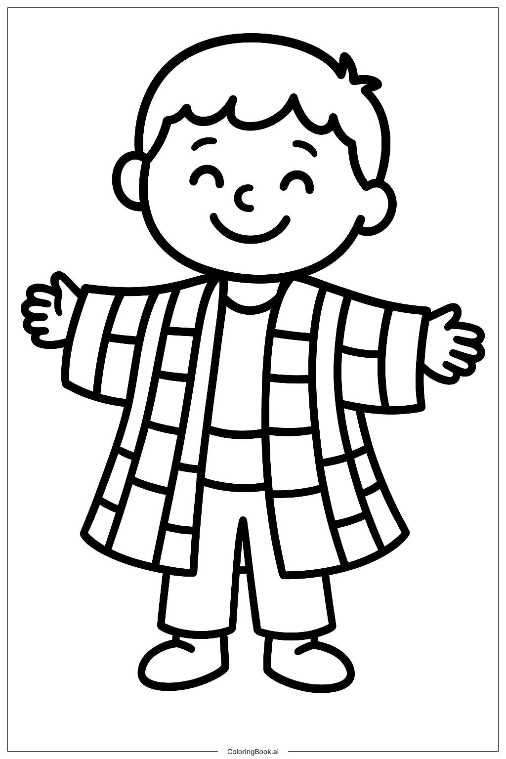  Joseph Coat Of Many Colors Smile Coloring Page 