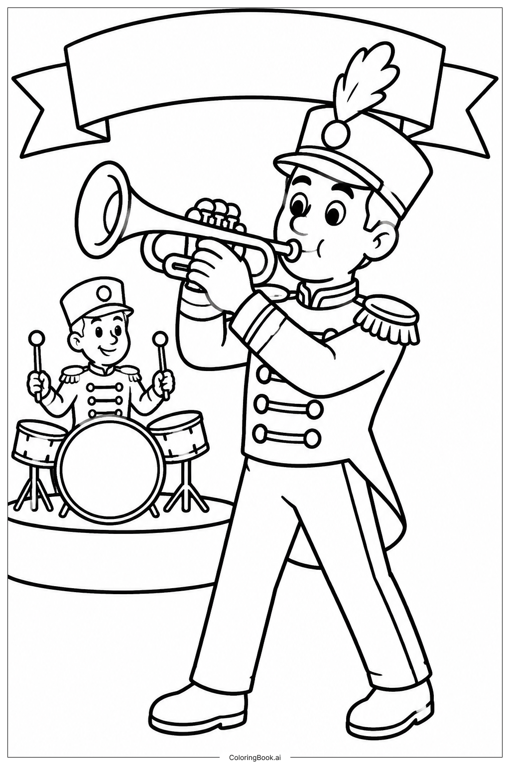 Juneteenth Community Bandの塗り絵ページ