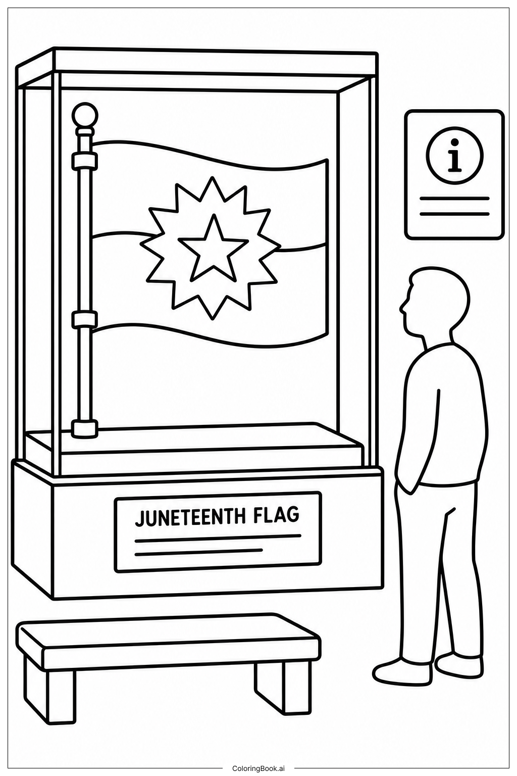 Juneteenth Flag Museum Display