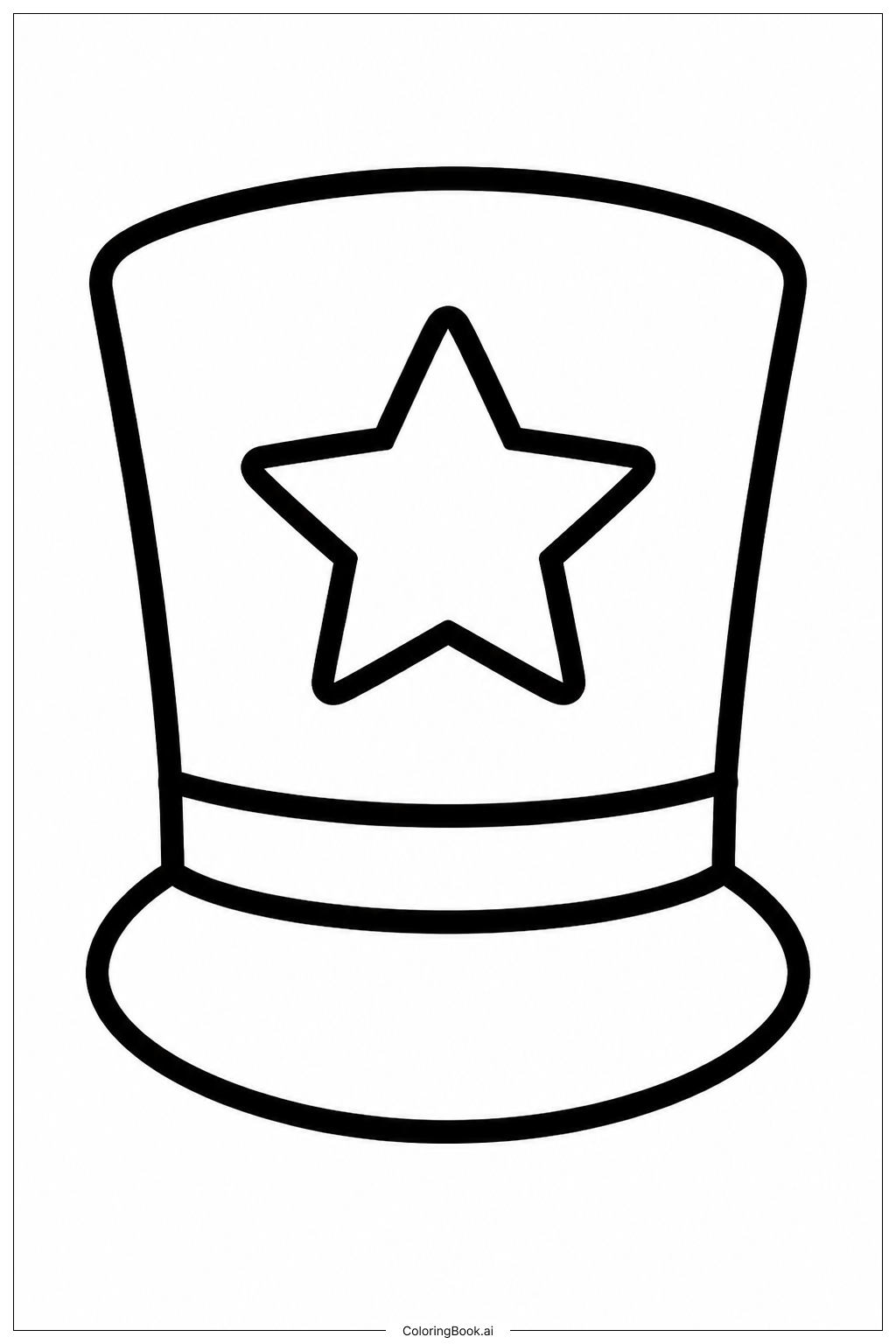 Juneteenth Parade Hat Coloring Page