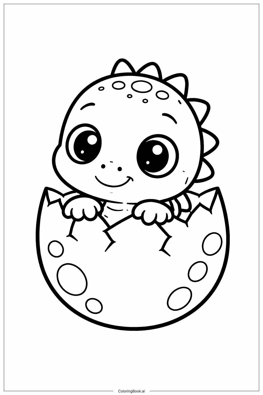 Bébé dinosaure du Jurassic Park dans l'œuf