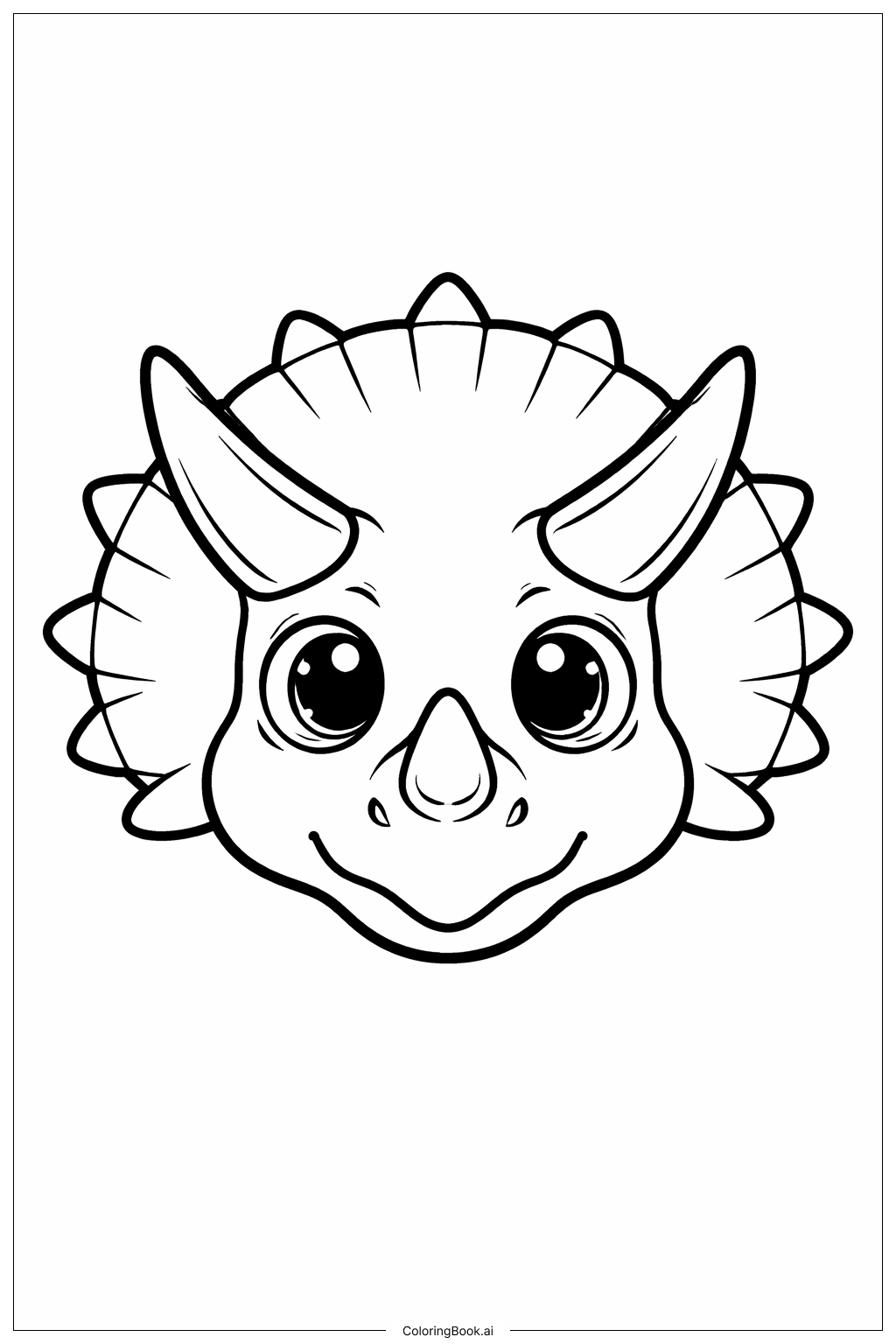 Cara de Triceratops del Parque Jurásico