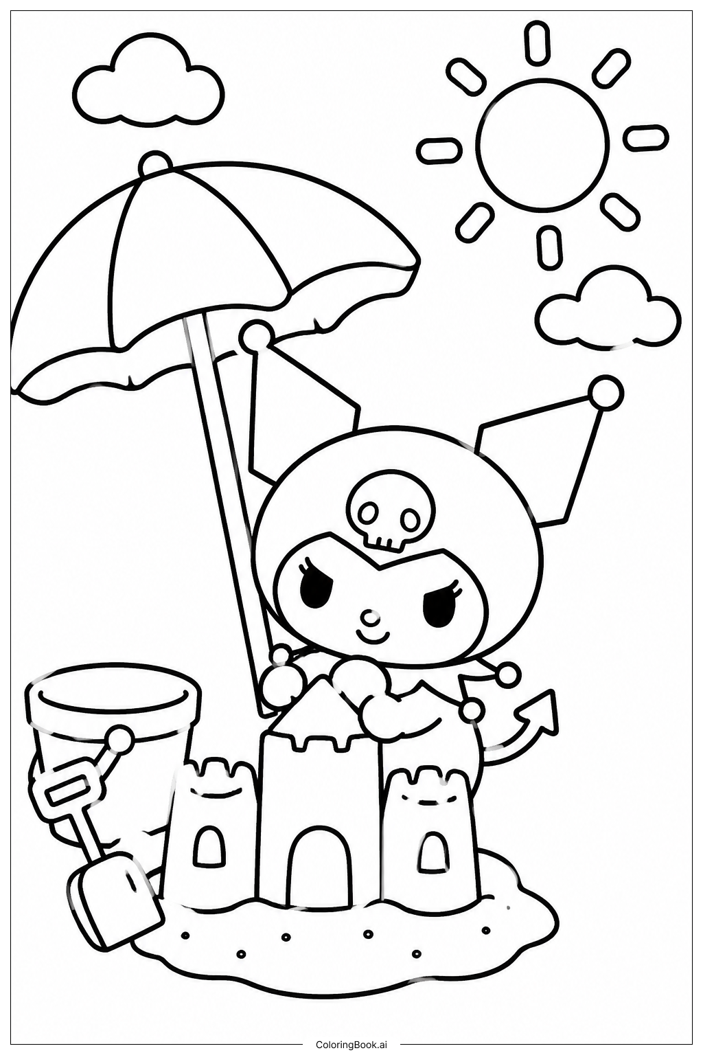 クロミの塗り絵ページ