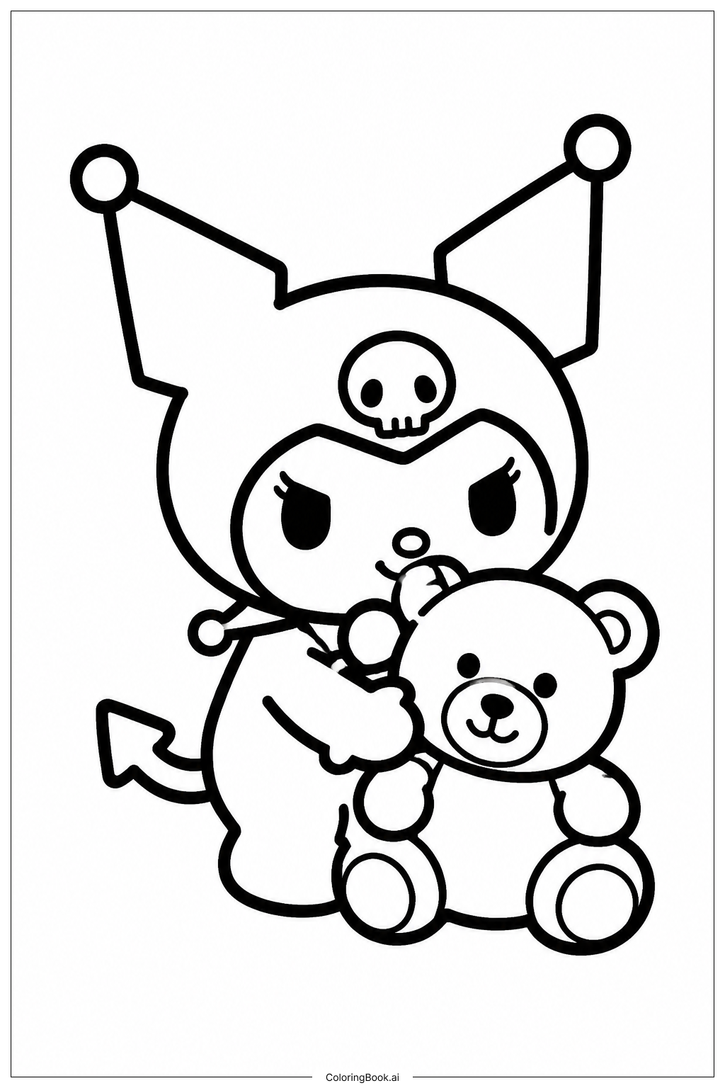 クロミの塗り絵ページ