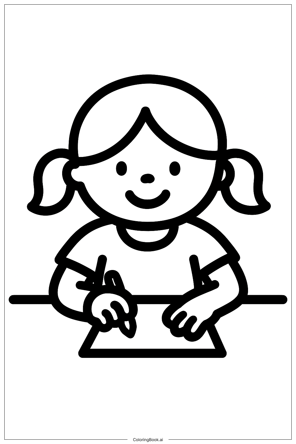  최후의 만찬 중앙 인물 색칠공부 페이지 